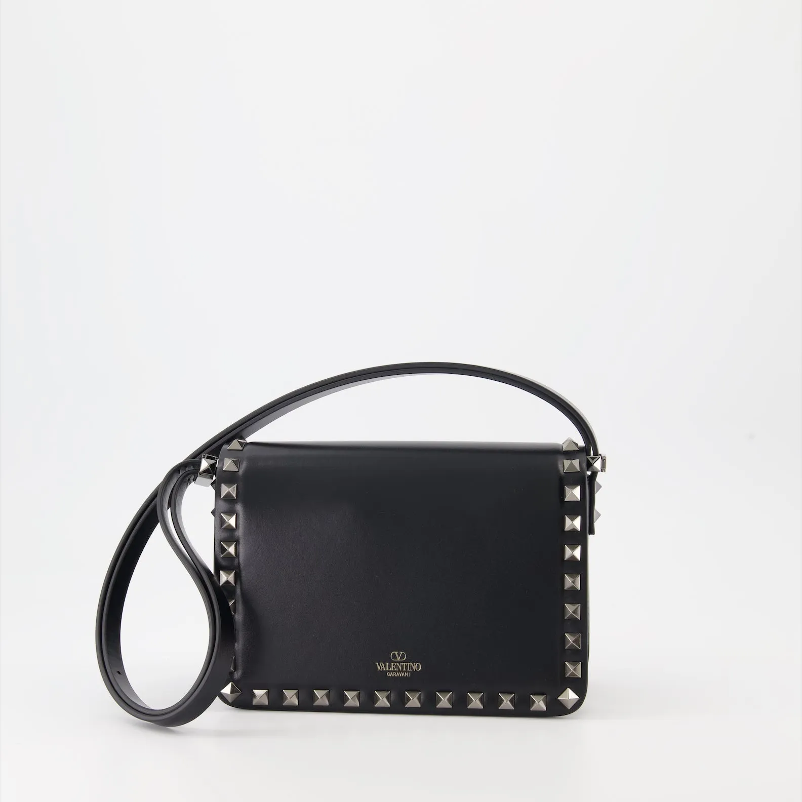 Rockstud23 Smooth Leather Bag