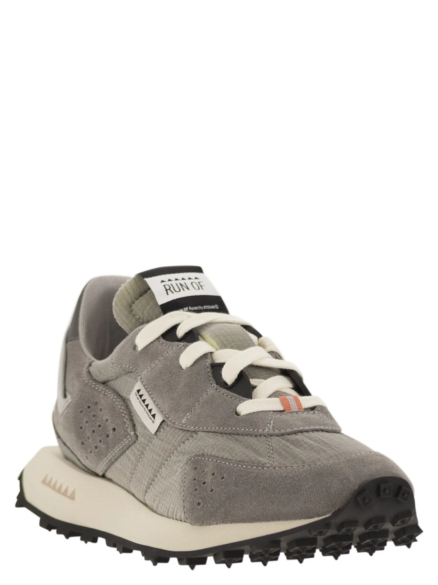 Run Of    Run Of Oxygen M Sneakers Suede, Canvas And Leather