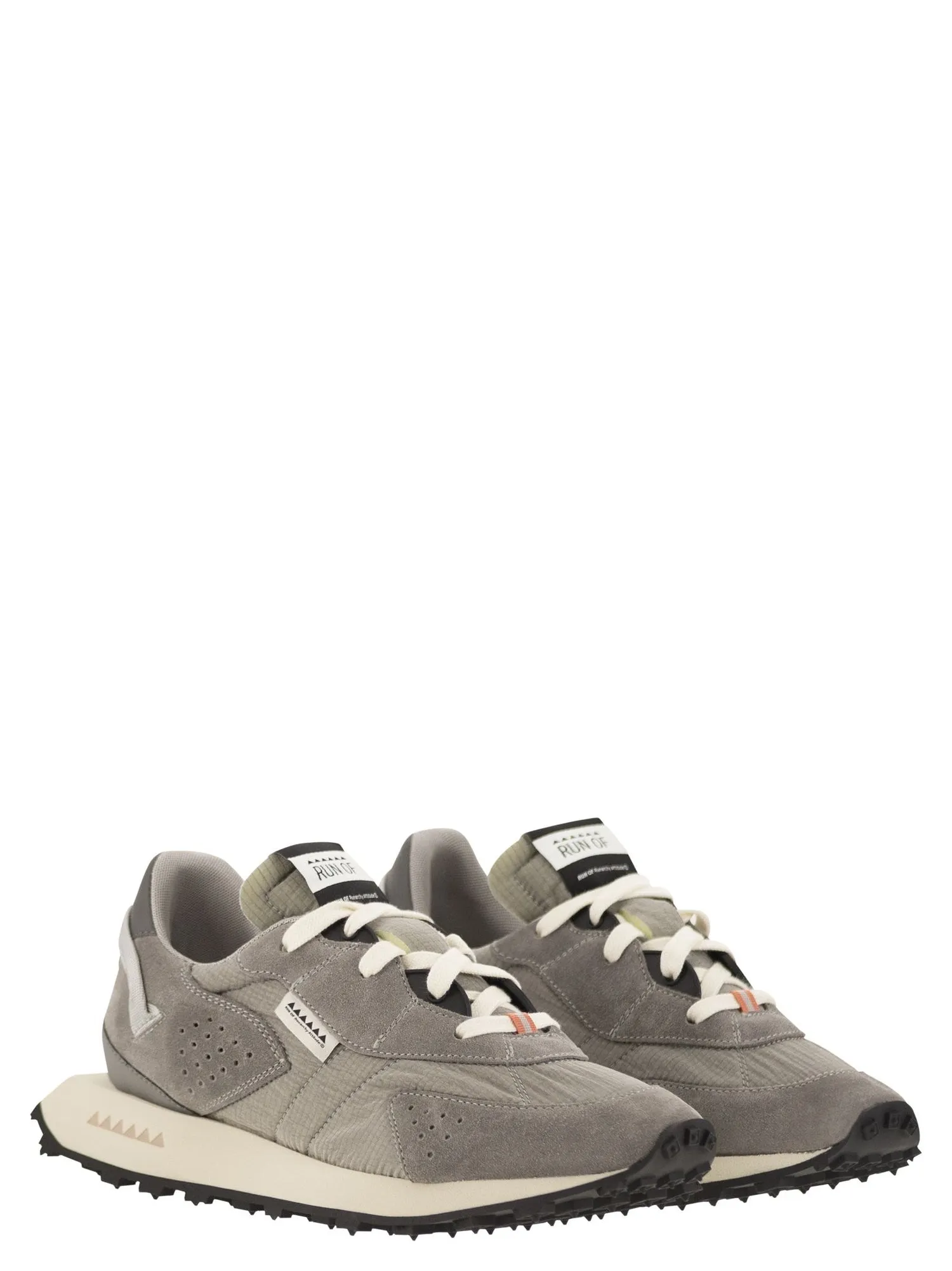 Run Of    Run Of Oxygen M Sneakers Suede, Canvas And Leather