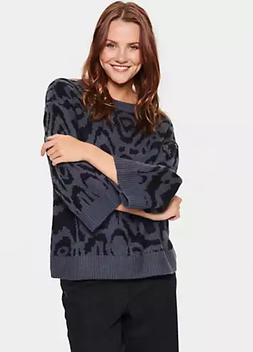 Saint Tropez Aiko Casual Fit Three-Quarter Sleeve Pullover | Grattan