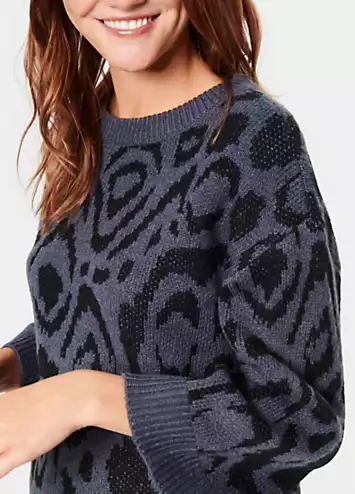 Saint Tropez Aiko Casual Fit Three-Quarter Sleeve Pullover | Grattan