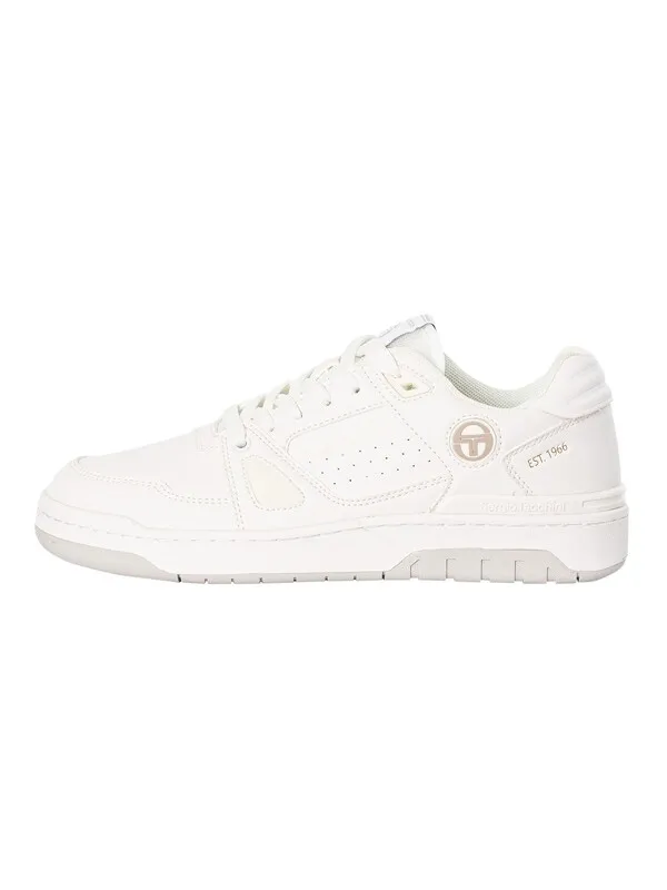 Sergio Tacchini Milano Synthetic Casual Trainers - Pure White