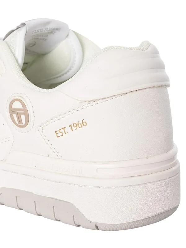 Sergio Tacchini Milano Synthetic Casual Trainers - Pure White