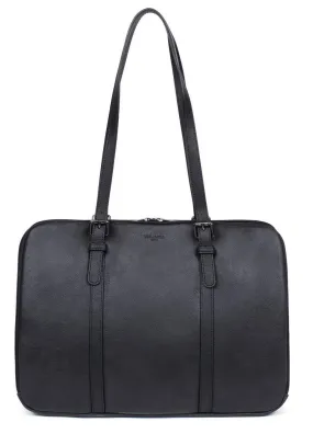 Shoulder bag with 2 black synthetic handles 319485