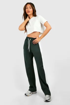 Side Stripe Relaxed Fit Tricot Joggers