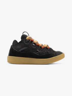 Skate Sneakers Black / Multicolour Laces Calfskin Leather EU 43 UK 9