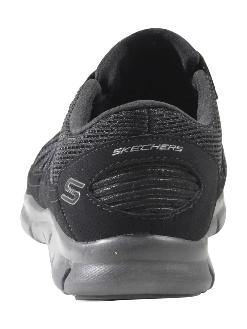 Skechers Flex Women's Gratis Strolling Sneakers Memory Foam Black Sz: 6.5