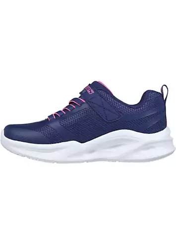 Skechers Girls Navy Sola Glow Trainers | Grattan