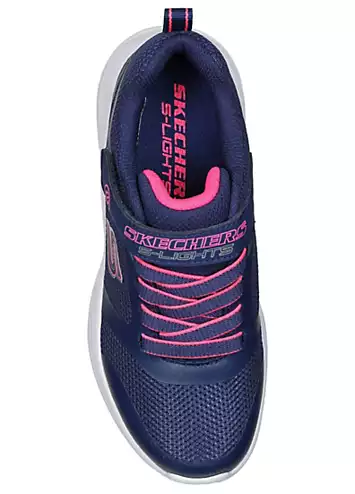 Skechers Girls Navy Sola Glow Trainers | Grattan