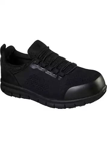 Skechers Mens Black Synergy Omat Trainers | Kaleidoscope