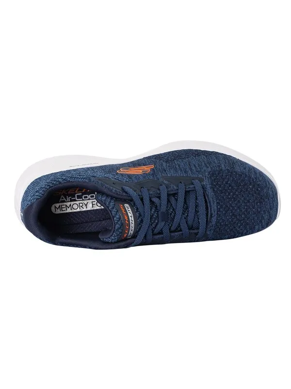 Skechers Skech-Lite Pro Trainers - Navy/Orange