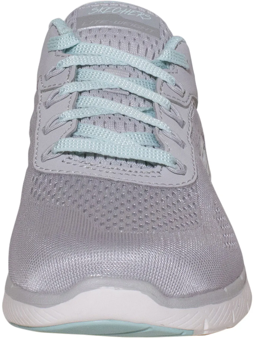 Skechers Women's Flex-Appeal-3.0 Moving Fast Sneakers Gray/Mint Sz: 10 13059