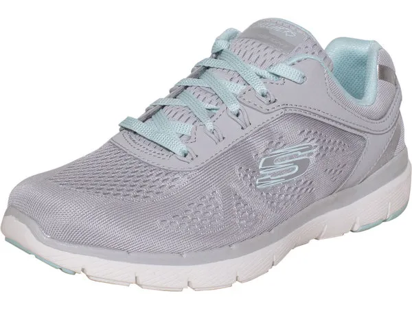 Skechers Women's Flex-Appeal-3.0 Moving Fast Sneakers Gray/Mint Sz: 9 13059