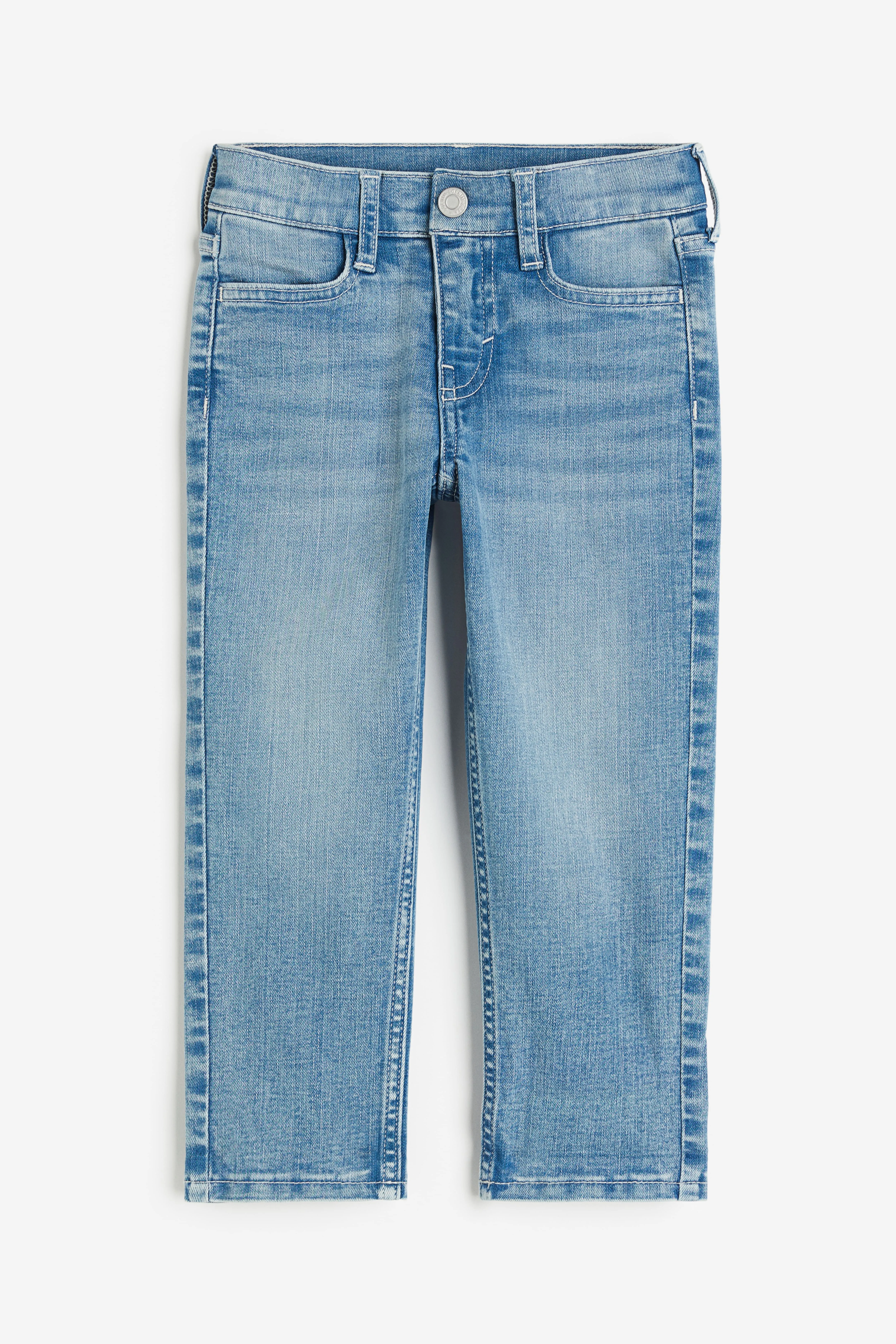 Slim Fit Lined Jeans - Regular waist - Long - Light denim blue - Kids | H&M GB