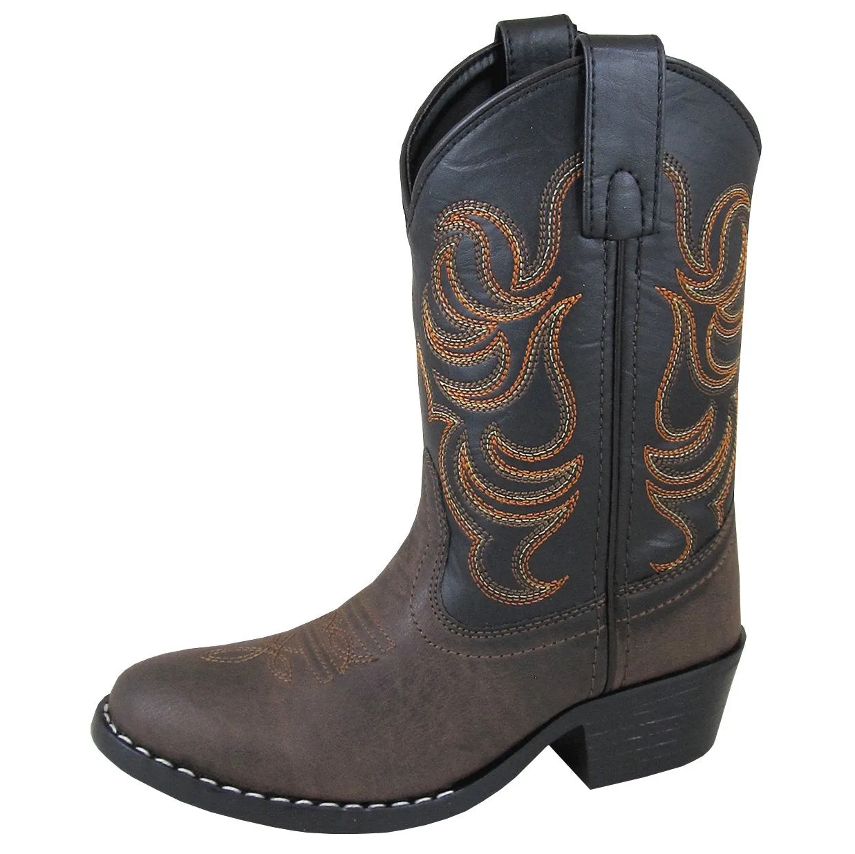 Smoky Mountain Toddler Monterey Brown/Black Cowboy Boot