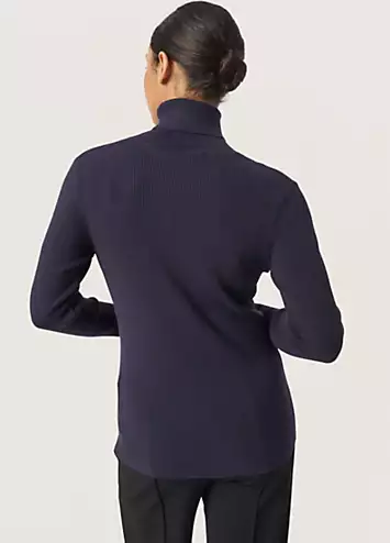 Soaked in Luxury SLSina Rollneck Slim Fit Pullover | Grattan