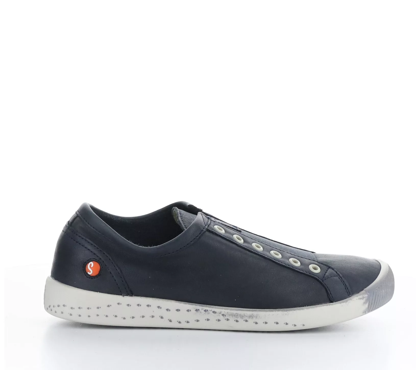 Softino's Leather Fashion Sneakers - Irit Navy