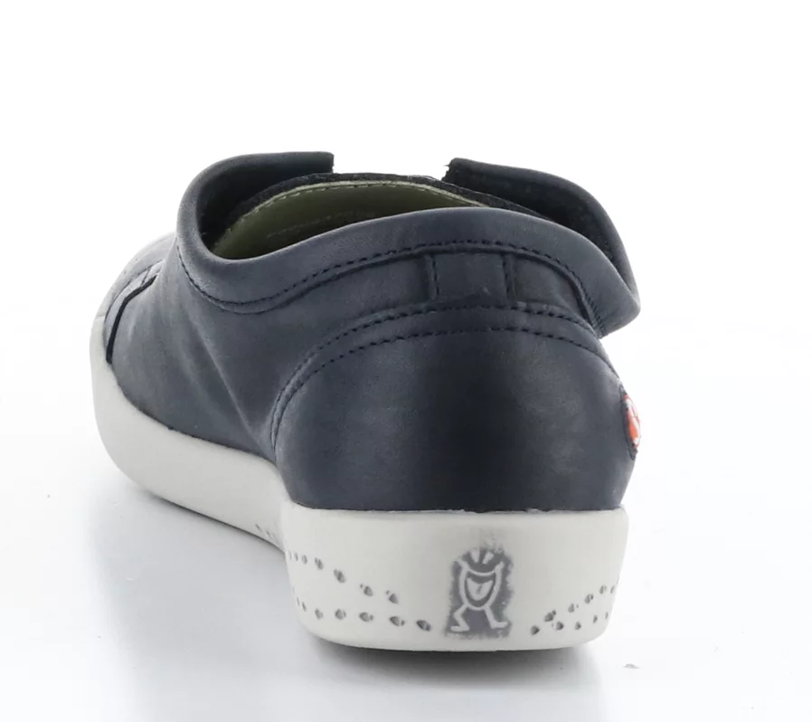 Softino's Leather Fashion Sneakers - Irit Navy