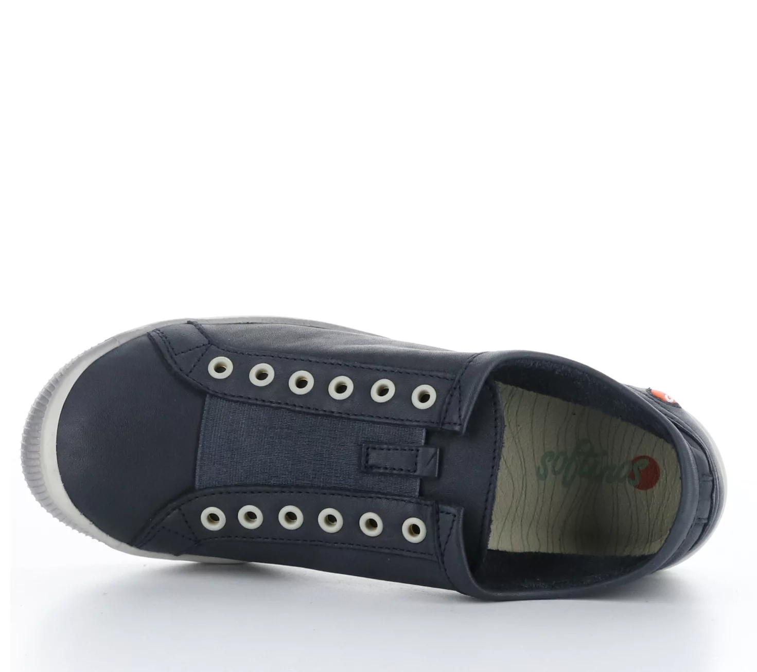 Softino's Leather Fashion Sneakers - Irit Navy