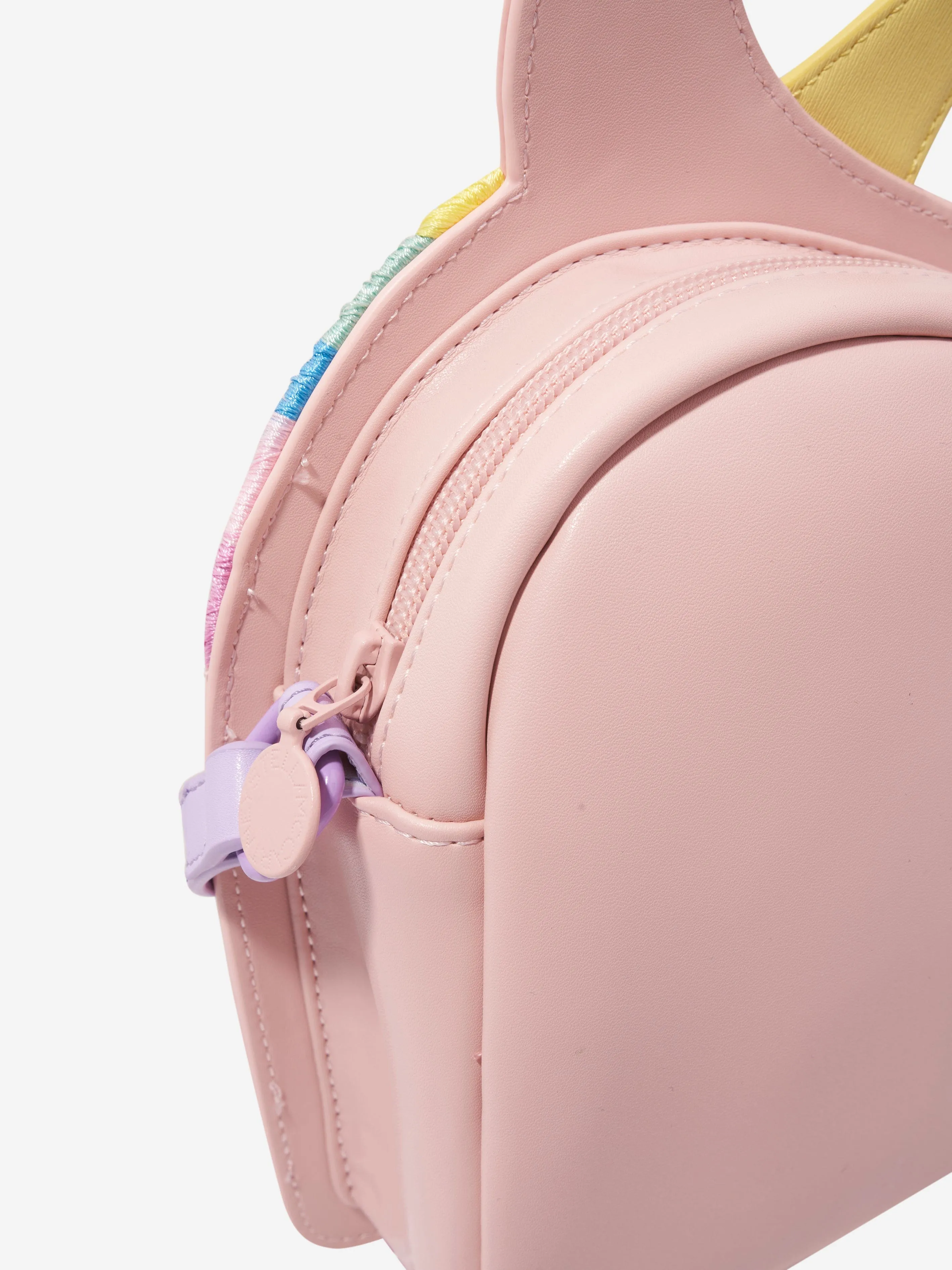 Stella McCartney Girls Unicorn Shoulder Bag in Pink