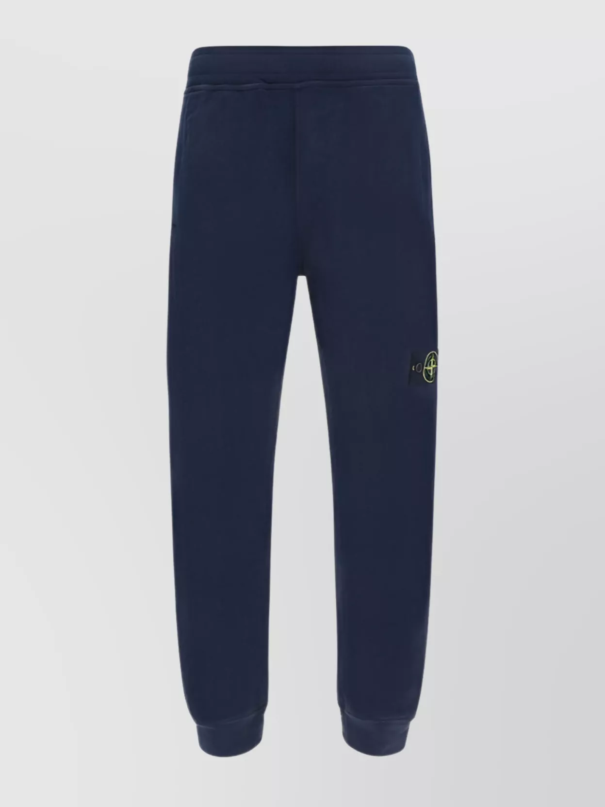 Stone Island   Cotton joggers with ribbed cuffs and waistband