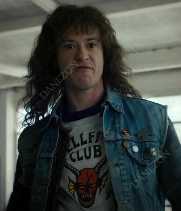 Stranger Things Season 4 Eddie Munson Denim Vest