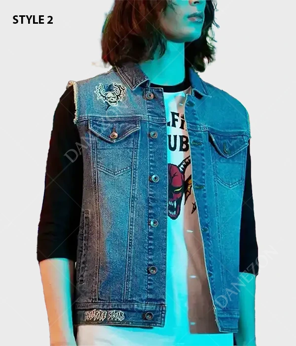 Stranger Things Season 4 Eddie Munson Denim Vest