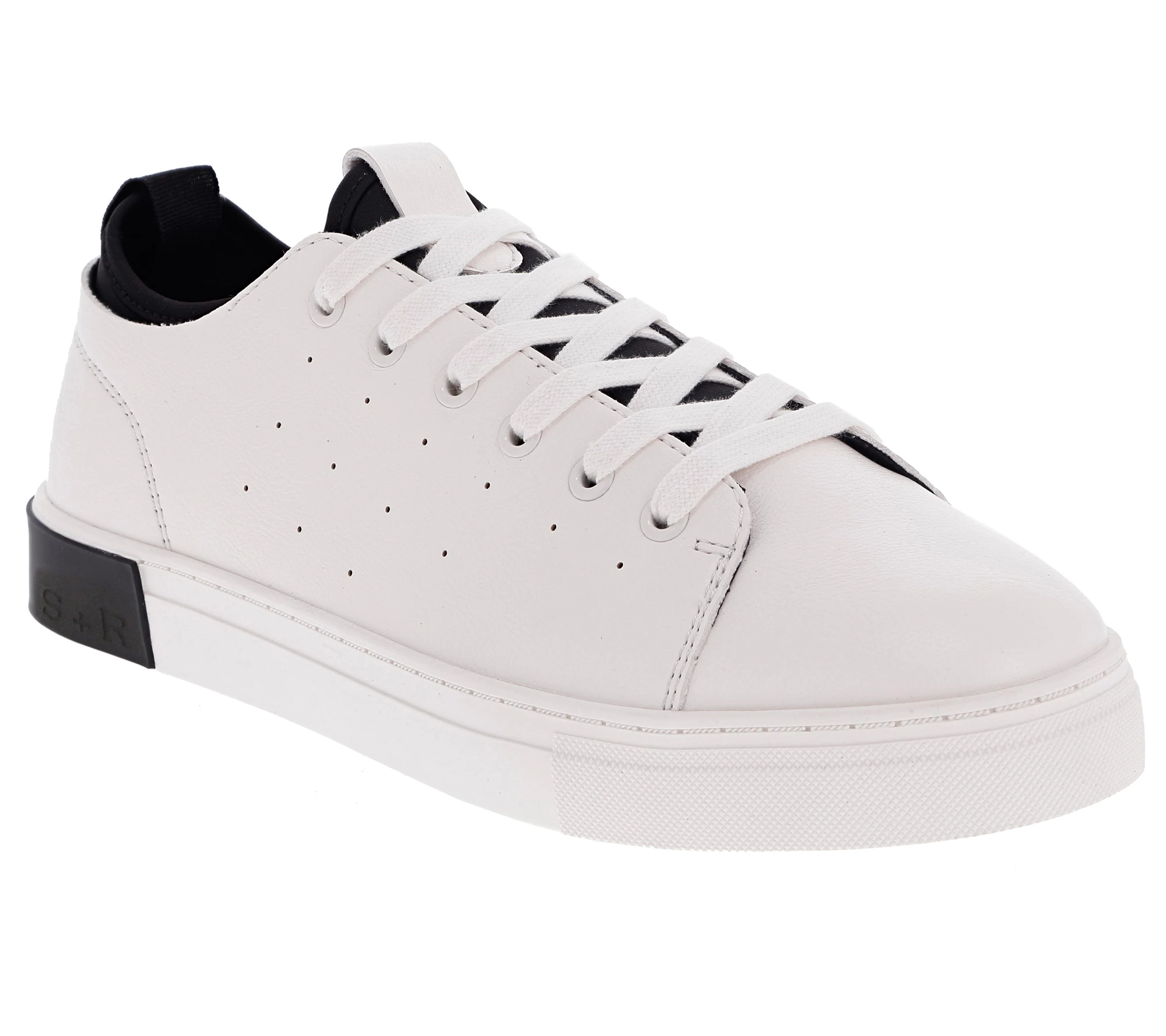 Strauss + Ramm Men's Tumbled Leather Sneakers -The Lace Up