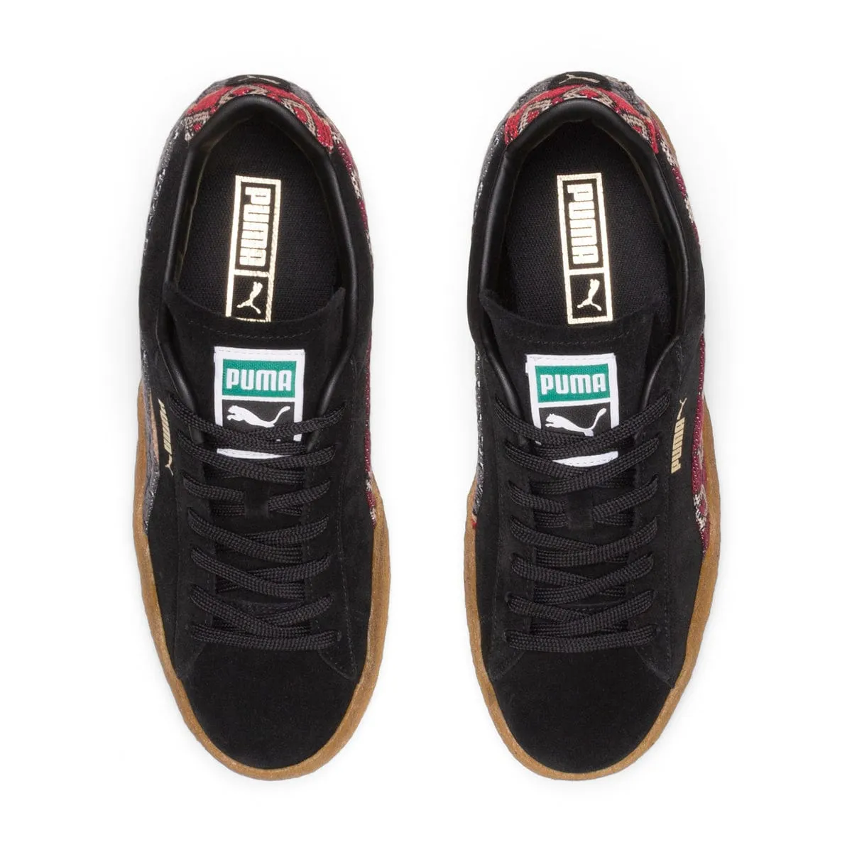 SUEDE CREPE PATTERN PUMA BLACK | Bodega