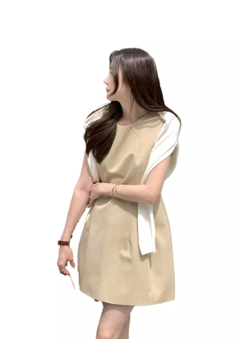 Sunnydaysweety Temperamental new style vest dress K061405BE