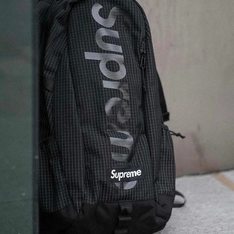 Supreme Reflective Backpack Black