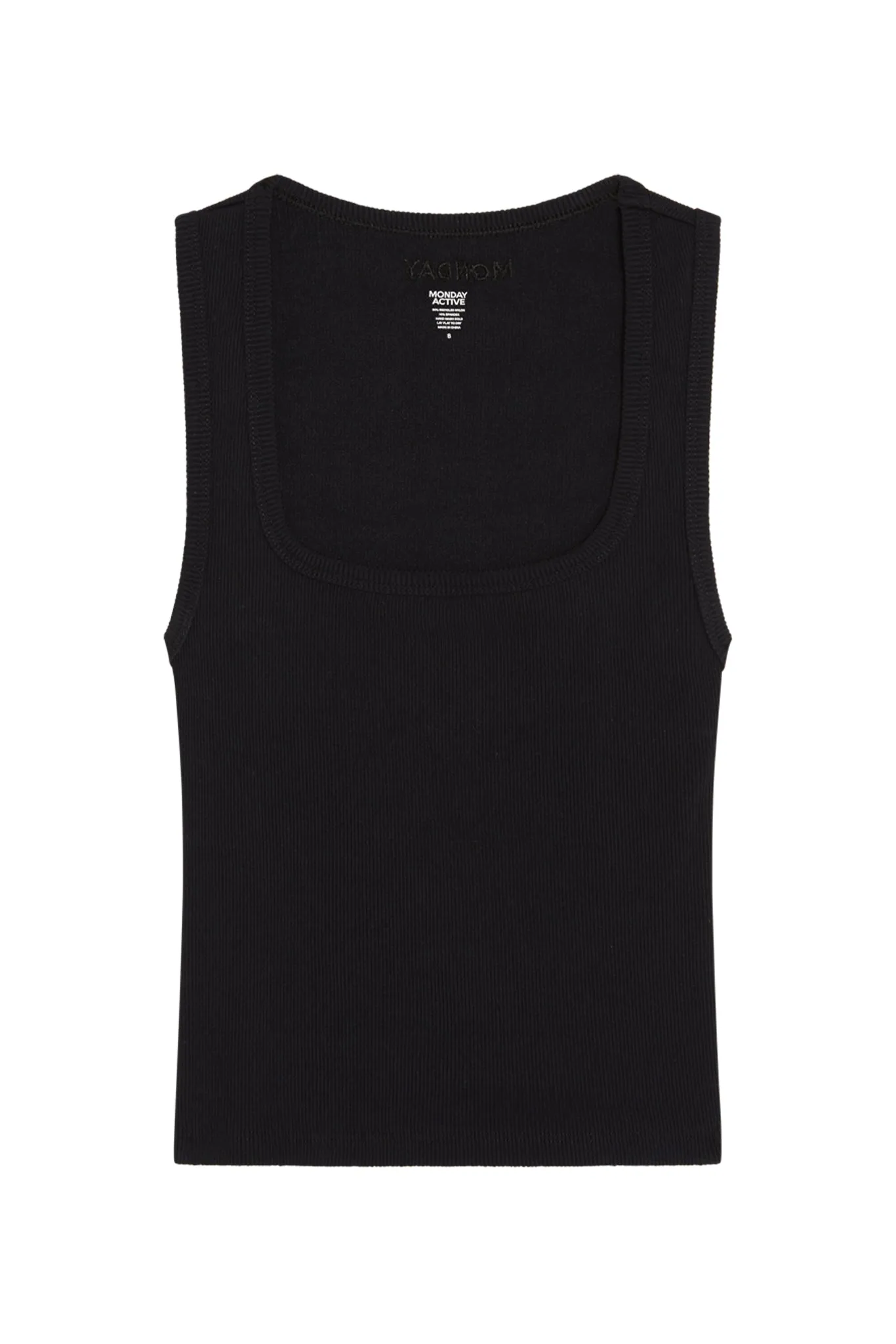 Tash Tank - Black Rib