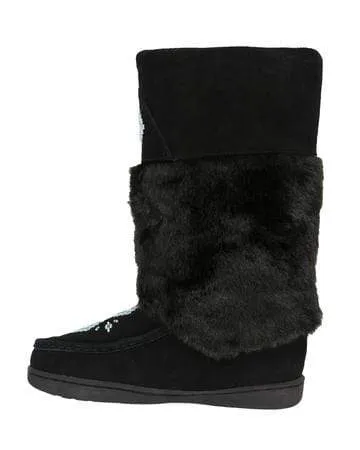 Taxi Womens Lucky-02 Tall Mukluk Boot - Black