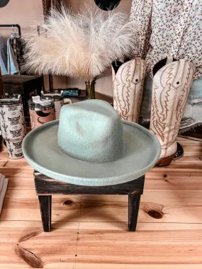 The Billy Masterson Felt Hat (Sage)