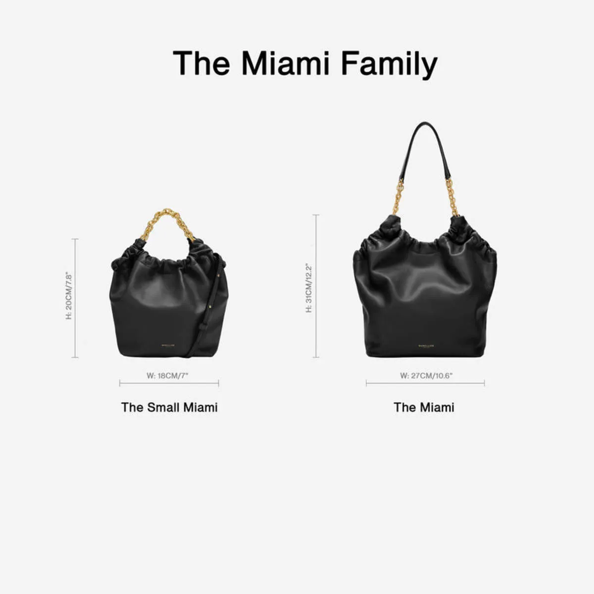 The Small Miami Smooth Leather bag - Off White 