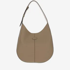 Tod's    Tod's Small Leather Hobo Bag