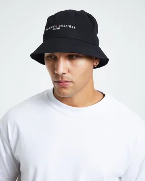 Tommy Jeans The Established Tape Bucket Hat Black