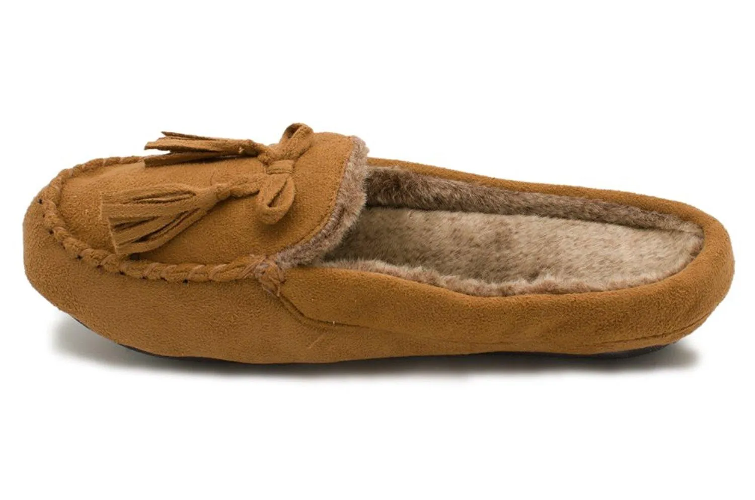 Totes Women's Microsuede Hoodback Moc Slipper  