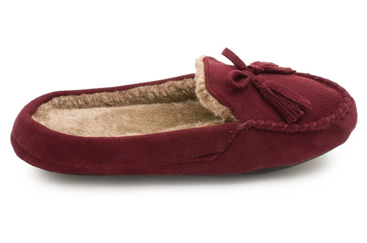 Totes Women's Microsuede Hoodback Moc Slipper  