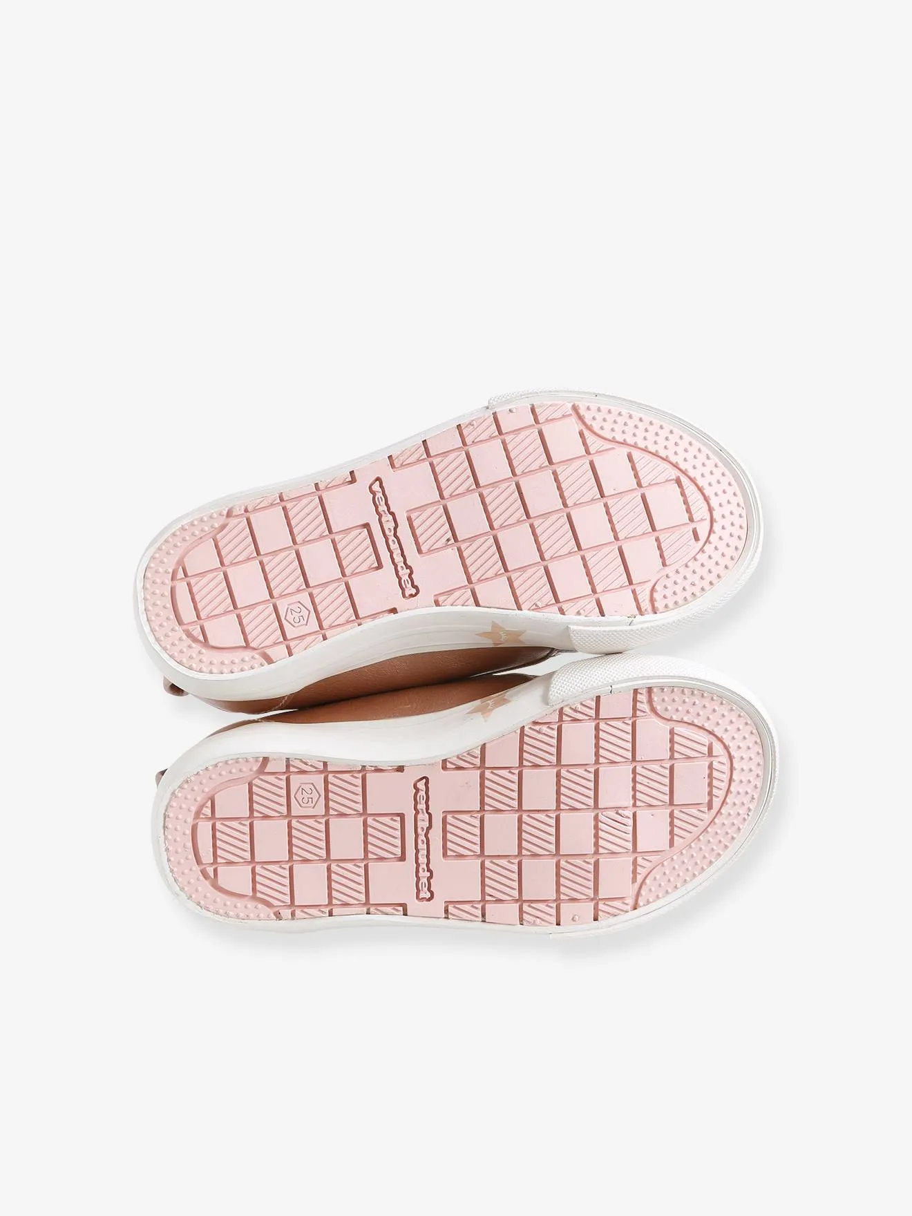 Trainers with Touch Fasteners for Girls, Designed for Autonomy - shimmery light pink