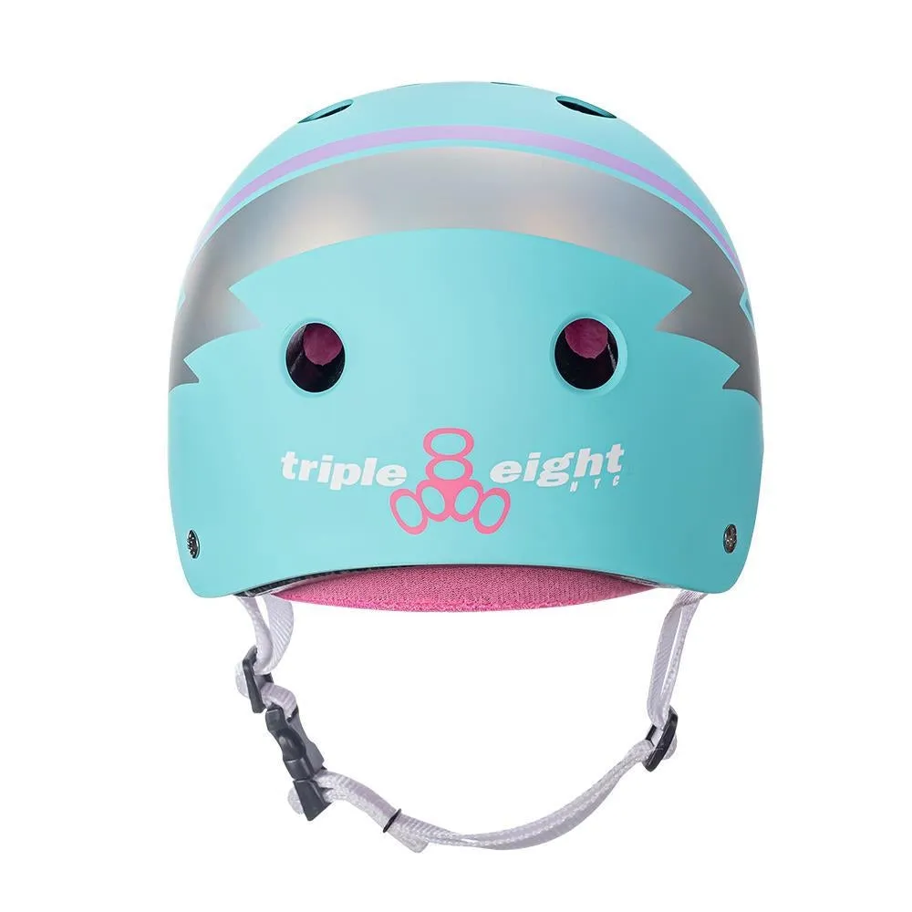 Triple 8 Sweatsaver Certified Helmet Teal Hologram