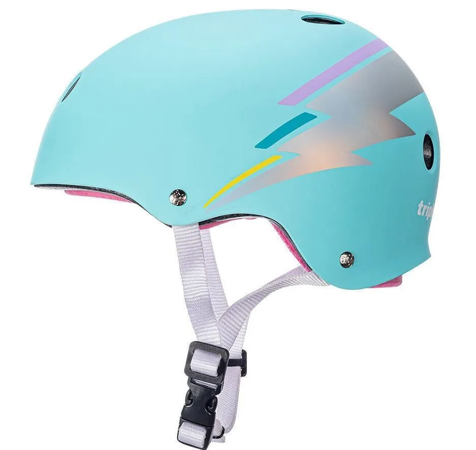 Triple 8 Sweatsaver Certified Helmet Teal Hologram