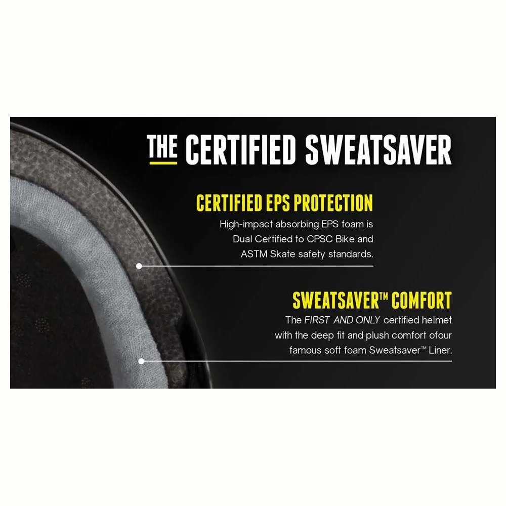 Triple 8 Sweatsaver Helmet Cert Rubber Mint