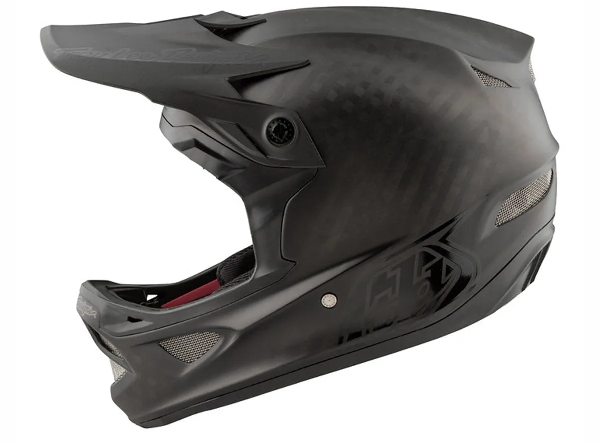 Troy Lee Designs D3 Carbon MIPS Full Face Helmet - Midnight Black