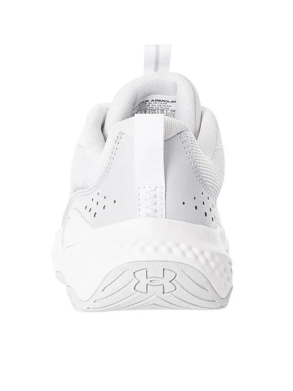 Under Armour Dynamic Select Trainers - White/White