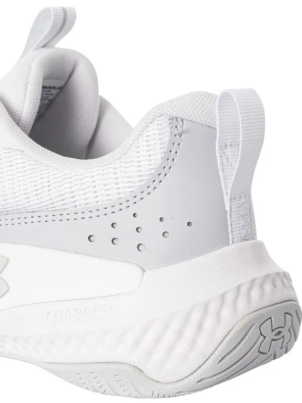 Under Armour Dynamic Select Trainers - White/White