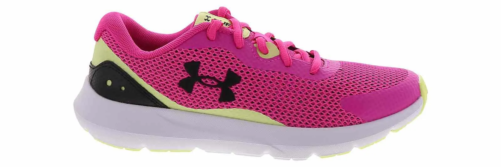 Under Armour GGS Surge 3 Junior Girls’ (4-6) Running Shoe - Pink