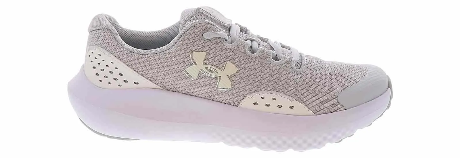 Under Armour GGS Surge 4 Junior Girls' (4-6.5) Running Shoe - Grey