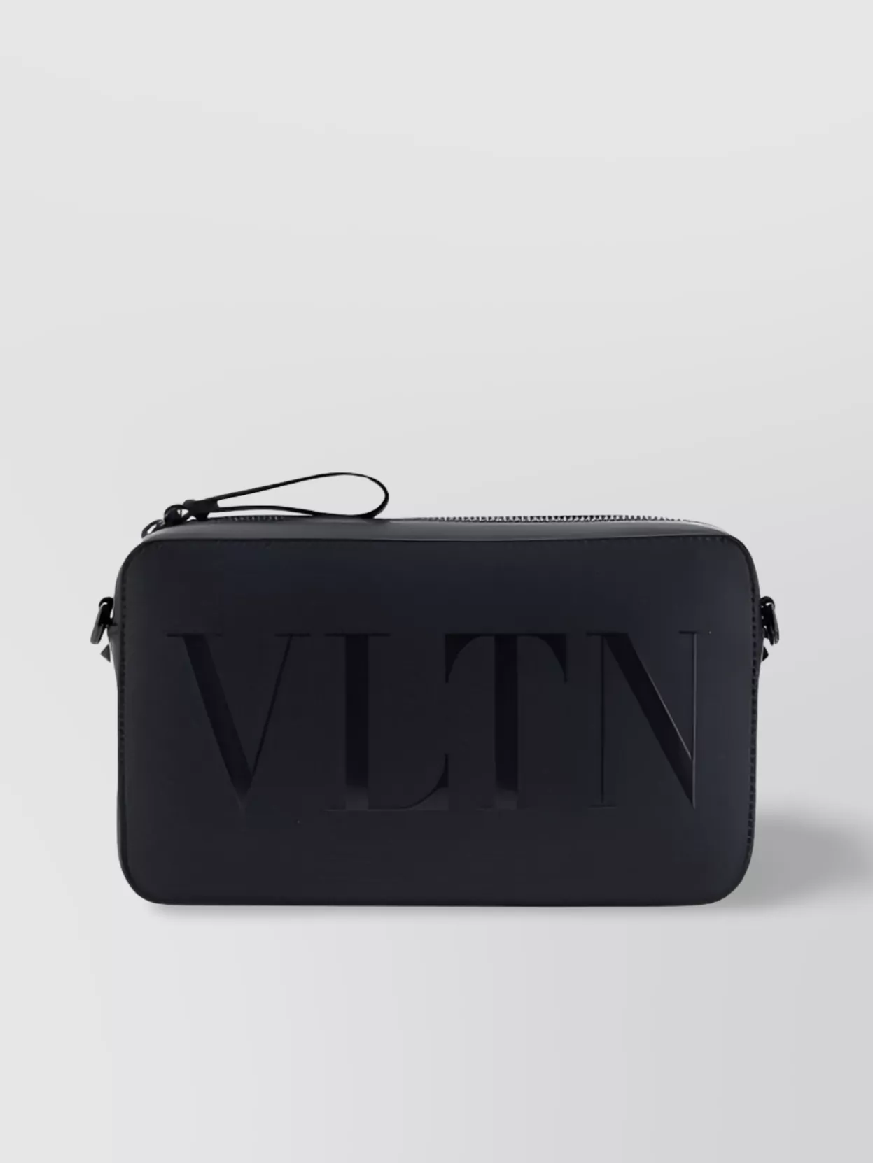 Valentino Garavani   Rectangular calfskin shoulder bag with adjustable strap