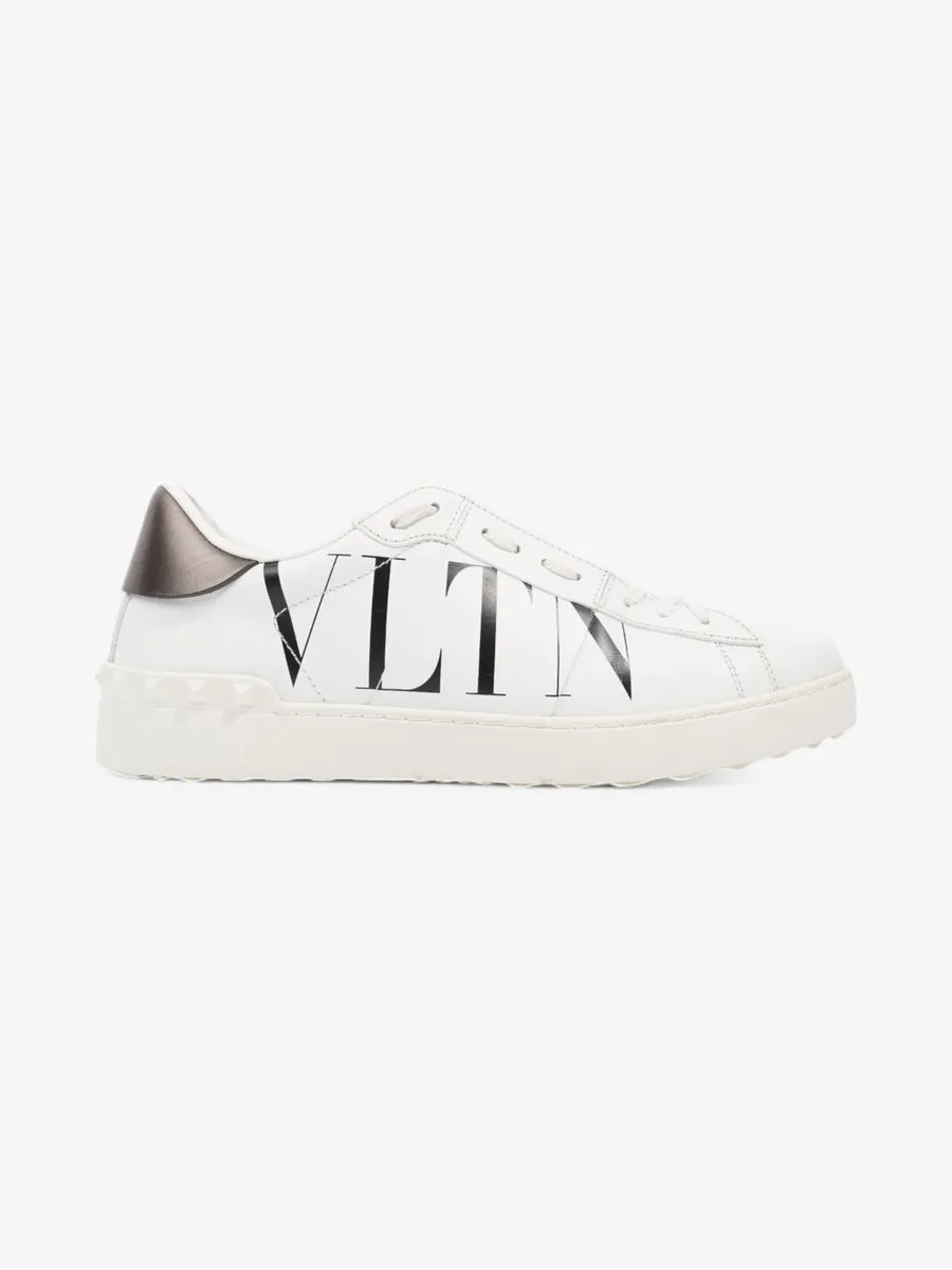 Valentino VLTN Open Sneakers White / Black Leather EU 41.5 UK 7.5